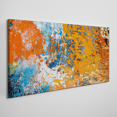 Tableau toile imprimée Couleurs dynamiques dans un paysage abstrait