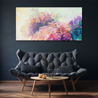 Tableau sur toile Rêves floraux aux tons pastel