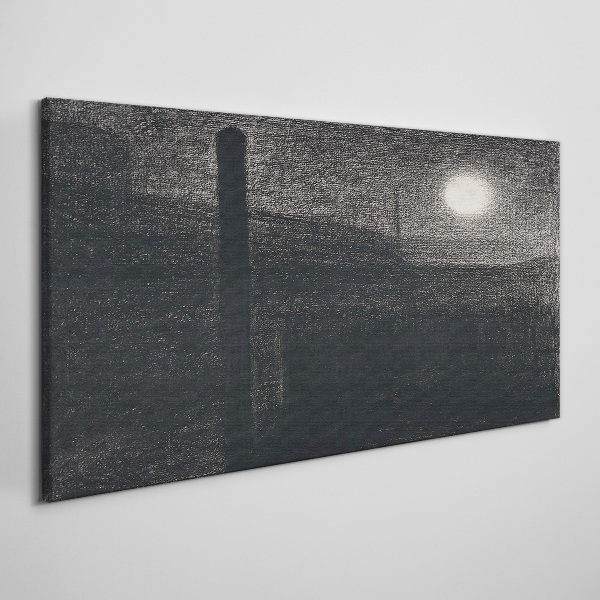 Tableau sur toile Coucher de soleil sur la ville