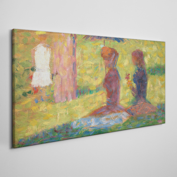 Tableau toile imprimée Des moments capturés dans des couleurs pastel