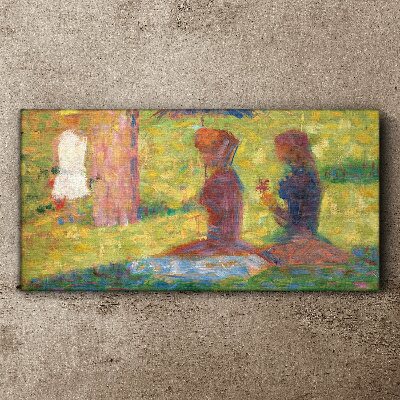 Tableau toile imprimée Des moments capturés dans des couleurs pastel