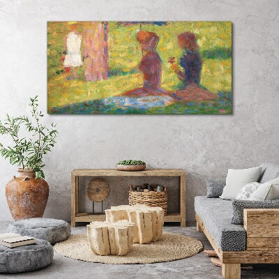 Tableau toile imprimée Des moments capturés dans des couleurs pastel
