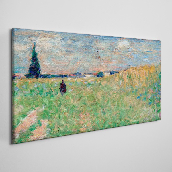 Tableau sur toile Une promenade dans la verdure