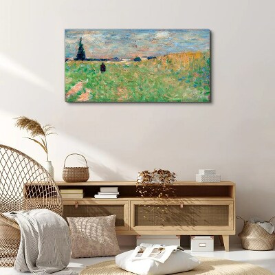 Tableau sur toile Une promenade dans la verdure