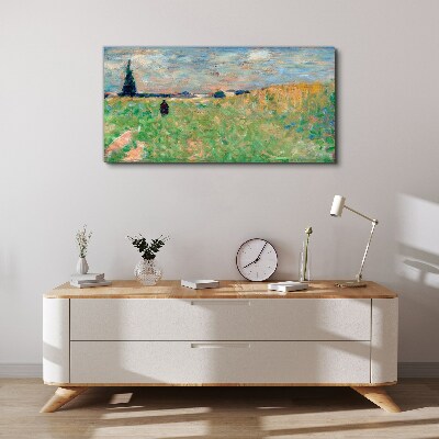 Tableau sur toile Une promenade dans la verdure
