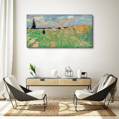 Tableau sur toile Une promenade dans la verdure