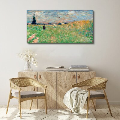 Tableau sur toile Une promenade dans la verdure