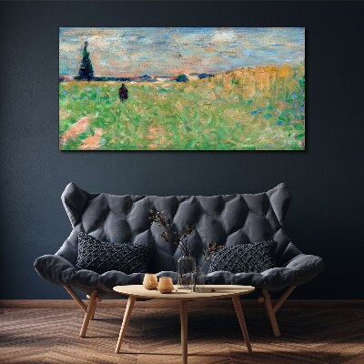 Tableau sur toile Une promenade dans la verdure