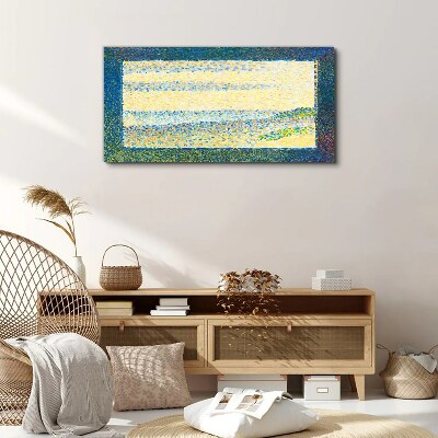 Tableau imprimé sur toile Vagues de couleurs dans la lumière d'été