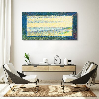 Tableau imprimé sur toile Vagues de couleurs dans la lumière d'été