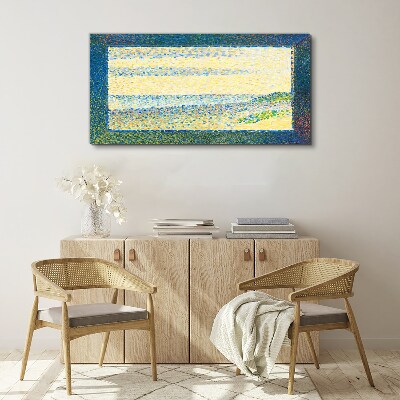 Tableau imprimé sur toile Vagues de couleurs dans la lumière d'été