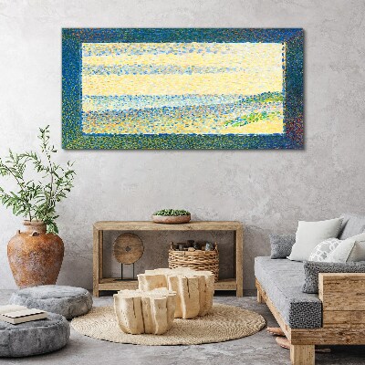 Tableau imprimé sur toile Vagues de couleurs dans la lumière d'été