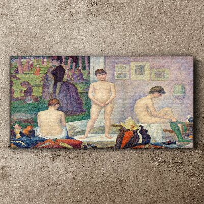 Tableau sur toile Moments intimes dans le jardin