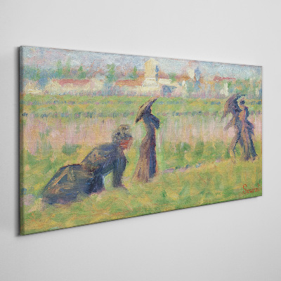 Tableau sur toile Une promenade au soleil