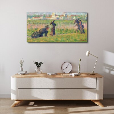 Tableau sur toile Une promenade au soleil