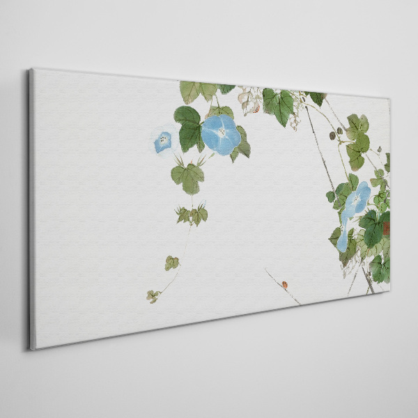 Tableau toile imprimée Motif floral aux nuances délicates