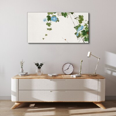 Tableau toile imprimée Motif floral aux nuances délicates