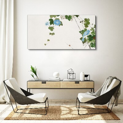 Tableau toile imprimée Motif floral aux nuances délicates