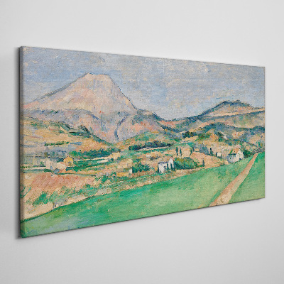 Tableau toile imprimée Paysage de montagne