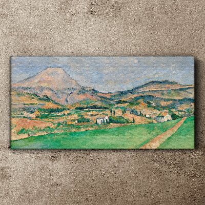 Tableau toile imprimée Paysage de montagne
