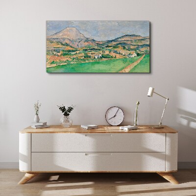 Tableau toile imprimée Paysage de montagne