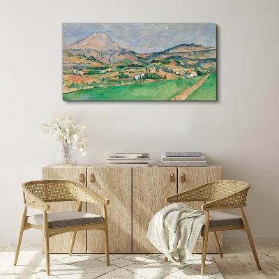 Tableau toile imprimée Paysage de montagne
