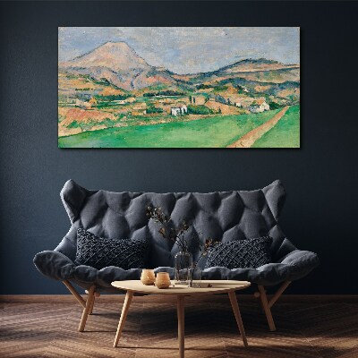 Tableau toile imprimée Paysage de montagne