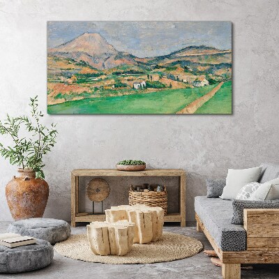 Tableau toile imprimée Paysage de montagne