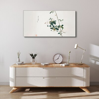 Tableau toile imprimée Une composition florale aux nuances délicates