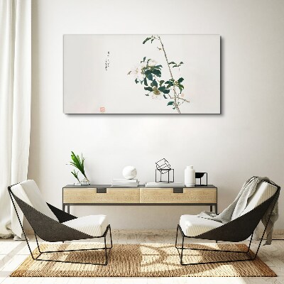 Tableau toile imprimée Une composition florale aux nuances délicates