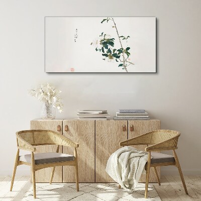 Tableau toile imprimée Une composition florale aux nuances délicates