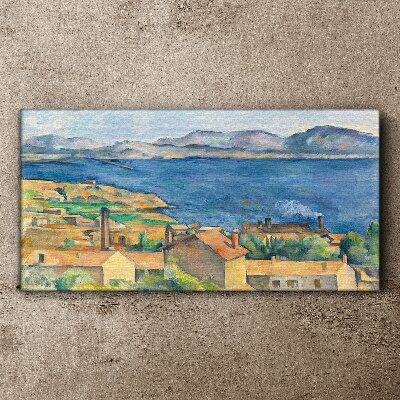 Tableau imprimé sur toile Vue sur la mer