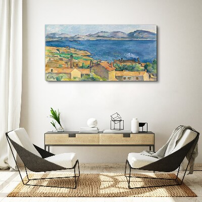 Tableau imprimé sur toile Vue sur la mer