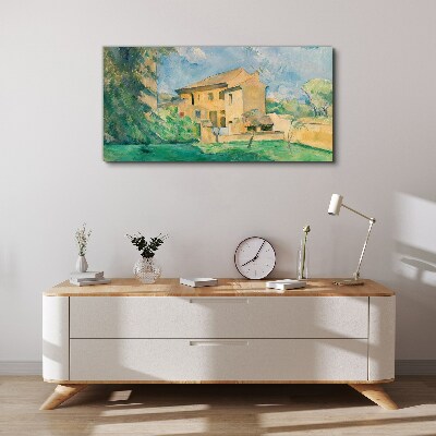 Tableau sur toile Un paysage rural paisible