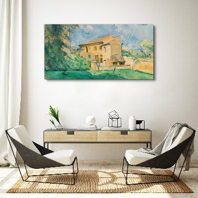 Tableau sur toile Un paysage rural paisible
