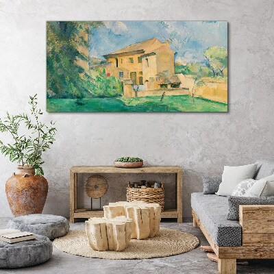 Tableau sur toile Un paysage rural paisible