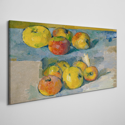 Tableau imprimé sur toile Nature morte aux pommes