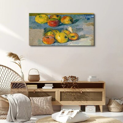 Tableau imprimé sur toile Nature morte aux pommes