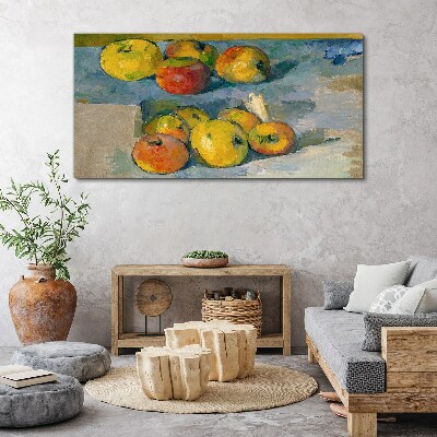 Tableau imprimé sur toile Nature morte aux pommes