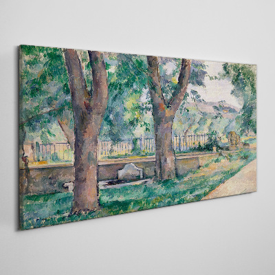 Tableau toile imprimée Un après-midi d'été dans le parc