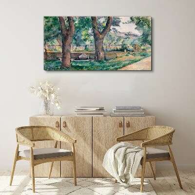 Tableau toile imprimée Un après-midi d'été dans le parc