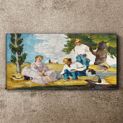 Tableau imprimé sur toile Un après-midi d'été à la campagne