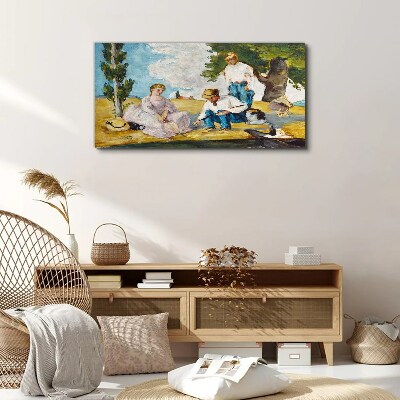 Tableau imprimé sur toile Un après-midi d'été à la campagne