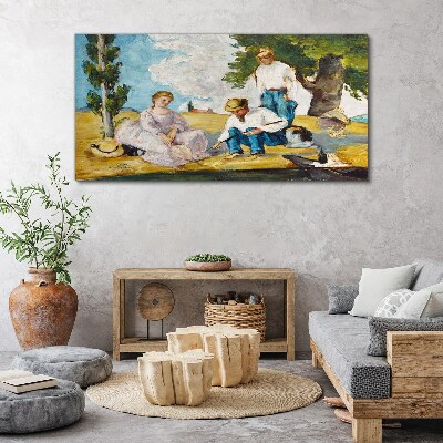 Tableau imprimé sur toile Un après-midi d'été à la campagne