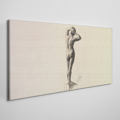 Tableau sur toile "Une figure en mouvement