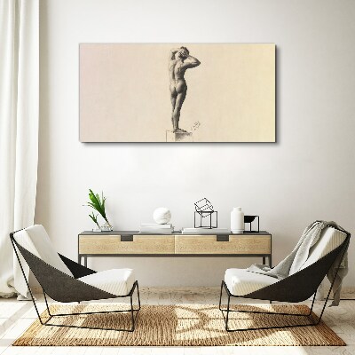 Tableau sur toile "Une figure en mouvement