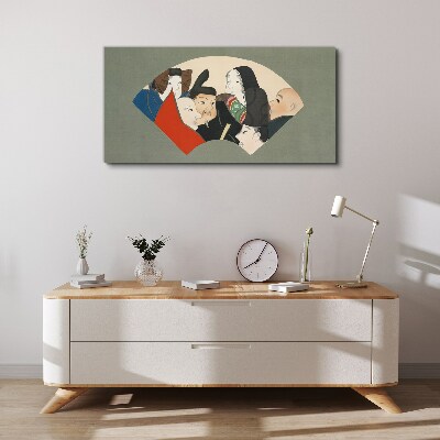 Tableau toile imprimée Caractères traditionnels de style japonais