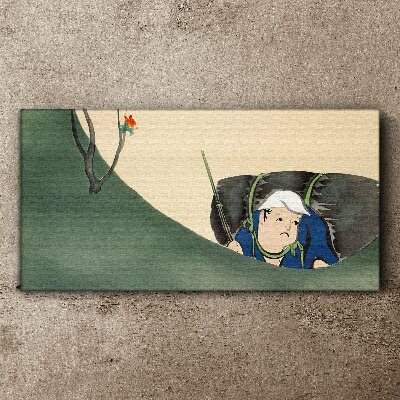 Tableau imprimé sur toile Perdu dans la verdure