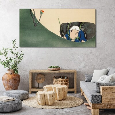 Tableau imprimé sur toile Perdu dans la verdure