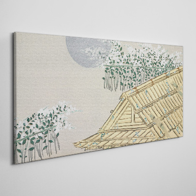Tableau sur toile « La paix dans le paysage japonais »